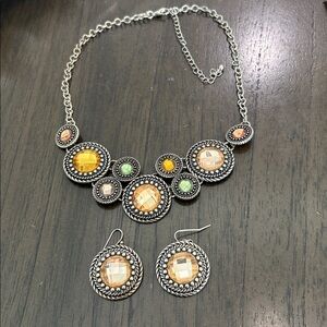 Vintage Necklace and Earring Set